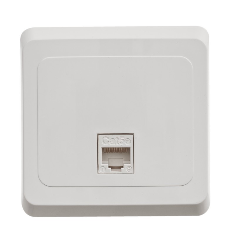 изображение Розетка компьютерная 1-м СП Этюд RJ45 бел. SchE KOMC-001B1